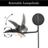 Pulau Modern Black Swing Arm Wall Sconce Plug-in or Hardwired set of 2